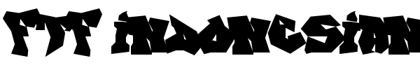 FTF Indonesiana Go Graffitiana font preview